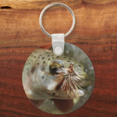 Foto van regenboogforel sleutelhanger (Voorkant)