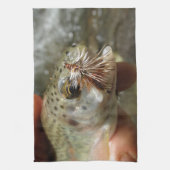 Foto van regenboogforel theedoek (Verticaal)