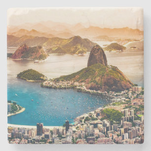 Foto van Rio de Janeiro Stenen Onderzetter
