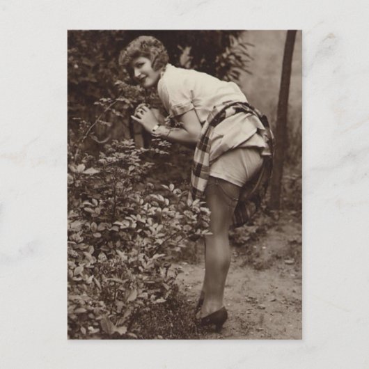 foto van  risque meisje briefkaart (Voorkant)