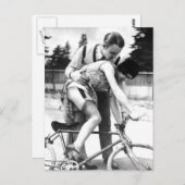 foto van  risque meisje briefkaart (Voorkant / Achterkant)