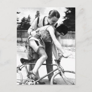 foto van  risque meisje briefkaart