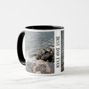 Foto van Rocky Ocean Shore Best Pap Ever Mok