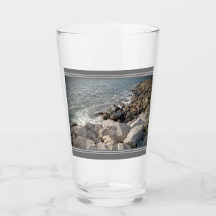 Foto van Rocky Ocean Shore Glas