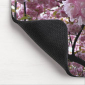 Foto van roze kersenbloesemboom muismat (Hoek)