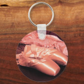 Foto van roze tenen sleutelhanger (Voorkant)