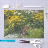 Foto van Rustic Bird House Floral Tissuepapier (Craft)