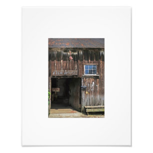 Foto van Rustic Fish Dock House Afdruk