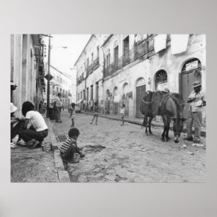  foto van Salvador City Brazilië Poster