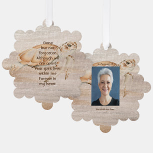 Foto van Sandy Beach Zee Turtle Ornament Kaart