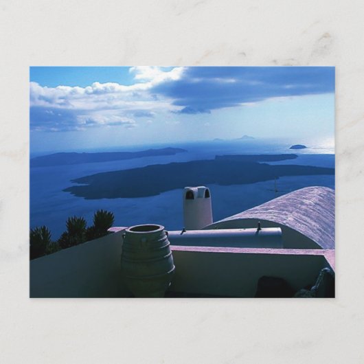Foto van Santorini Briefkaart (Voorkant)