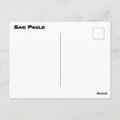 foto van Sao Paulo Bus Terminal Briefkaart (Achterkant)