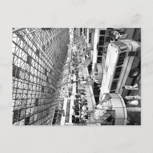 foto van Sao Paulo Bus Terminal Briefkaart (Voorkant)