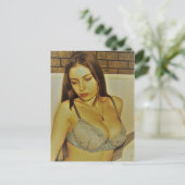  foto van schitterend meisje briefkaart (Staand voorkant)