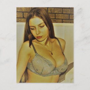  foto van schitterend meisje briefkaart