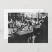  foto van schoolmeisjes briefkaart (Voorkant / Achterkant)