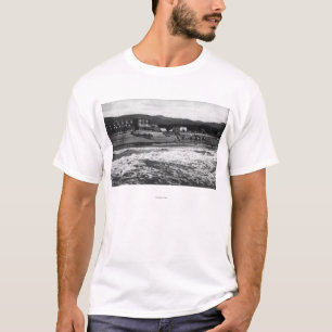 Foto van Seaside, Oregon Beach en Hotel Moore T-shirt