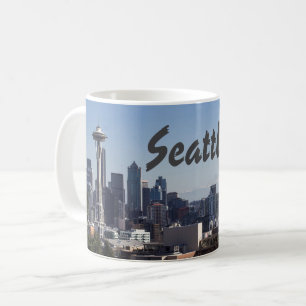 Foto van Seattle Washington skyline Koffiemok