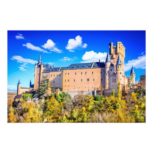 Foto van Segovia castle Afdruk (Voorkant)