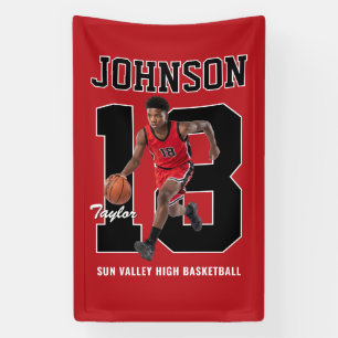 Foto van shirt met rugnummer van basketballer Spor Spandoek