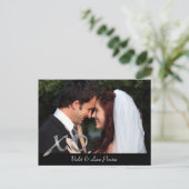 Foto van Silver XO bedankt Briefkaart (Staand voorkant)