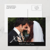 Foto van Silver XO bedankt Briefkaart (Voorkant / Achterkant)