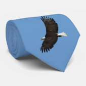 Foto van Soaring Bald Eagle Wildife Stropdas (Opgerold)