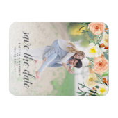 Foto van Spring Blossom Wedding Save the Date Magneet (Horizontaal)
