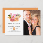 Foto van Spring Wedding Floral Wedding Save The Date (Voorkant / Achterkant)