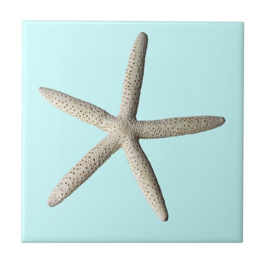 Foto van Starfish strand Tegeltje (Voorkant)