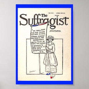 Foto van Suffrage veranderd exemplaar Suffragist N Poster