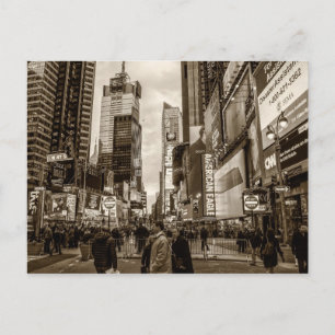 Foto van Times Square in New York City Briefkaart