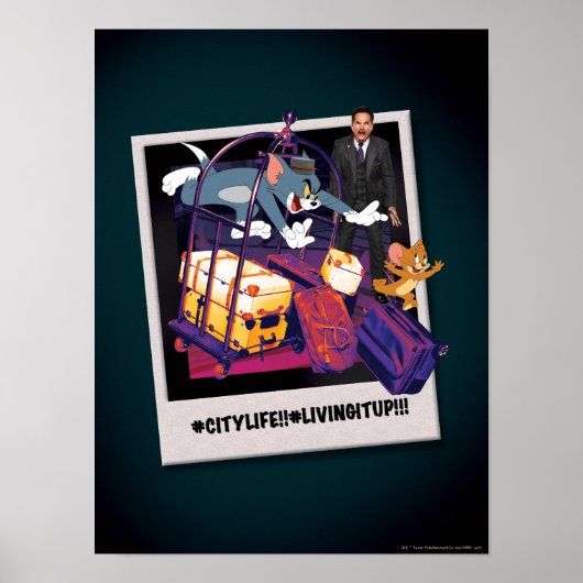Foto van Tom & Jerry Luggage Crash Poster (Voorkant)