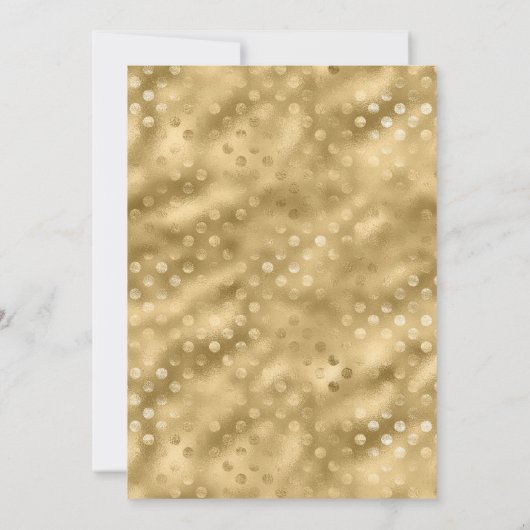 Foto van Trendy Gold Script Afstuderen kondiging Kaart (Achterkant)
