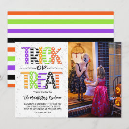 Foto van trick or treat Halloween Costume Kaart
