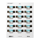 Foto van Tropical Island Coast & Zee Address Etiket (Full Sheet)
