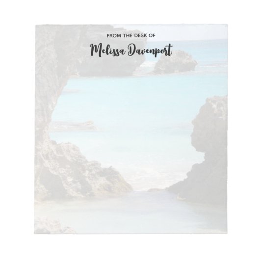 Foto van Tropical Island Coast & Zee Notitieblok (Voorkant)