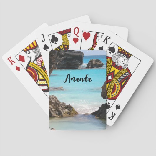 Foto van Tropical Island Coast & Zee Pokerkaarten (Achterkant)