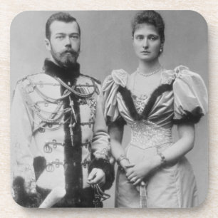 Foto van Tsar Nicholas II (1868-1918) Drankjes Onderzetter