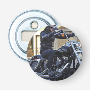 Foto van uw Sjabloon ijskastmagneet Button Flesopener