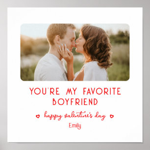 Foto van Valentijnsdag Je bent mijn favoriete vrie Poster