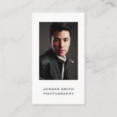 Foto van verticale fotograaf Sociale media Hoofdfo Visitekaartje (Voorkant)