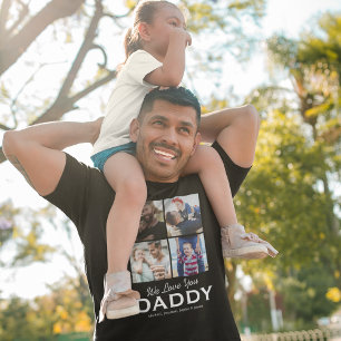 Foto van vier families We houden van je papa T-shirt