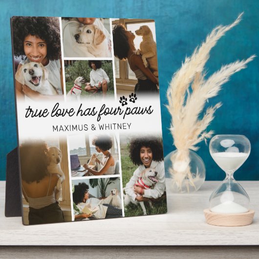 Foto van vier poten: Dog Fotoplaat (Zijkant)