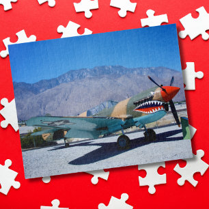 Foto van vliegtuig piloot vintage luchtvaart spell legpuzzel