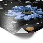 Foto van waterdruppels foto afdruk (Hoek)