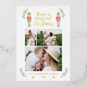 Foto van waterverf 3 van Nutcracker Folie Feestdagenkaart (Voorkant)