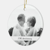 Foto van Wedding 30th Anniversary Gifts Keepsake Keramisch Ornament (Links)
