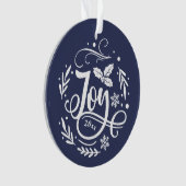 Foto van Whimsical Joy Festive Holiday Ornament (voorkant)