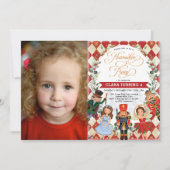 Foto van Whimsical Nutcracker Birthday Party Kaart (Voorkant)